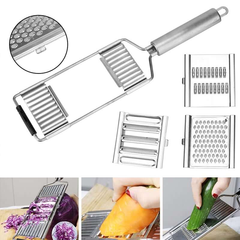 Râpe 4 en 1 pour Légumes – Polyvalente et Pratique
