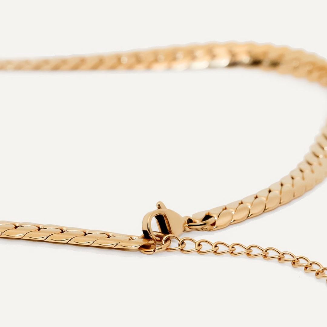Collier Cœur Plaqué Or 18K