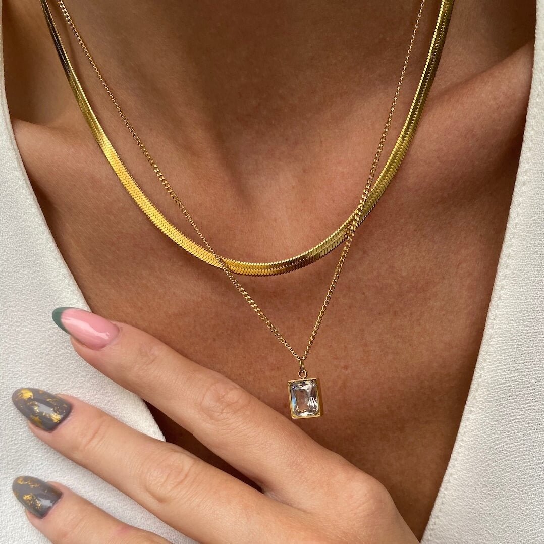 Collier Paris Mix Plaqué Or 18K