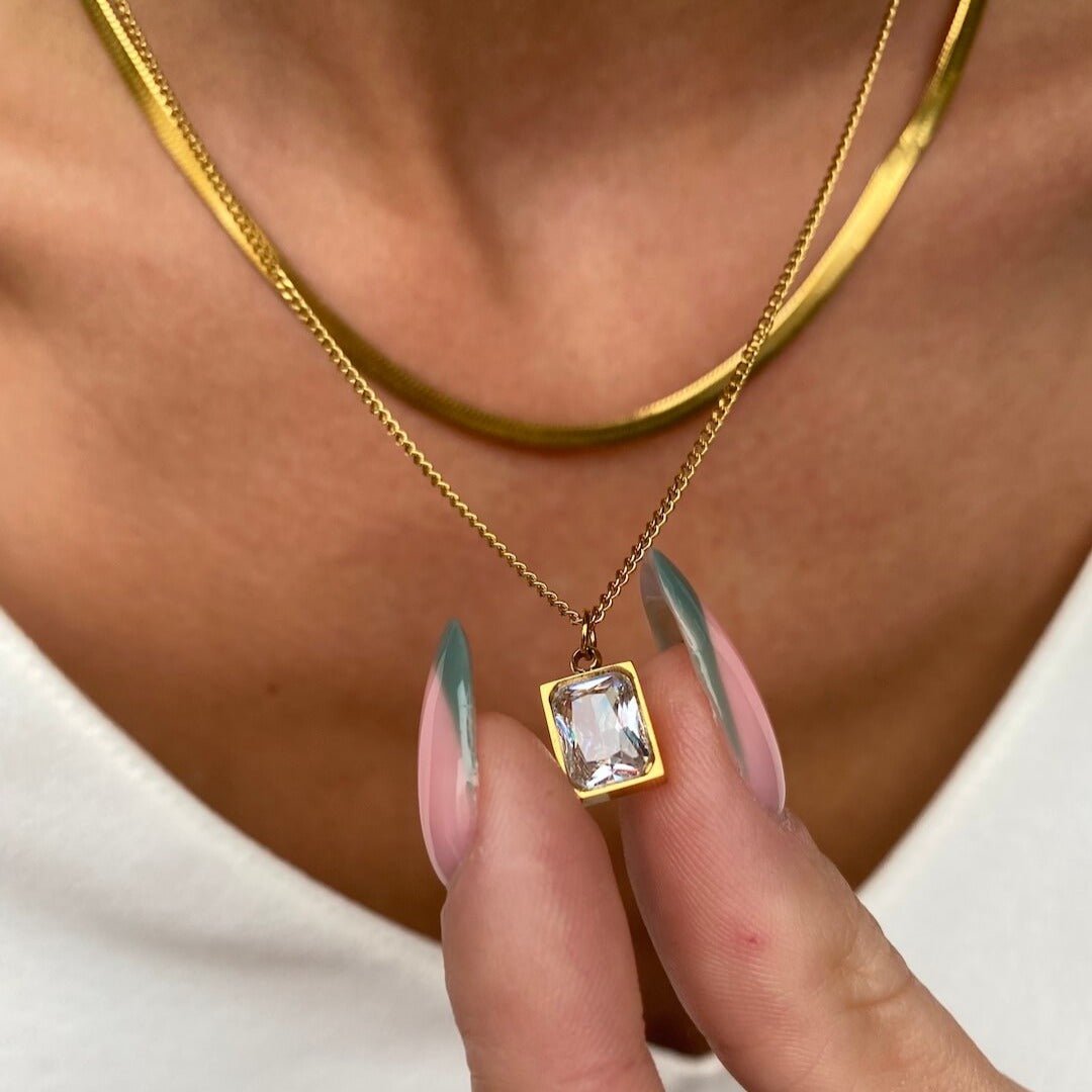 Collier Paris Mix Plaqué Or 18K