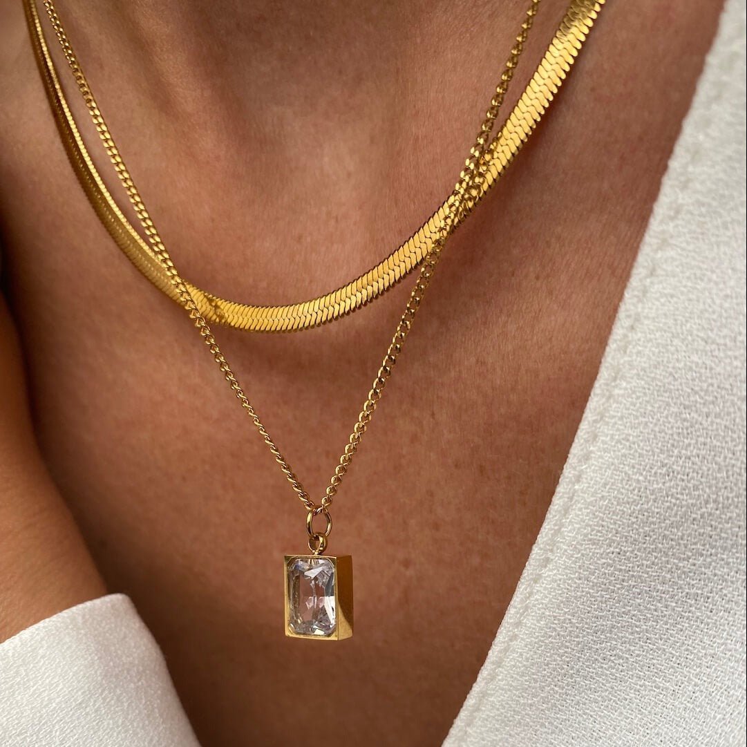 Collier Paris Mix Plaqué Or 18K